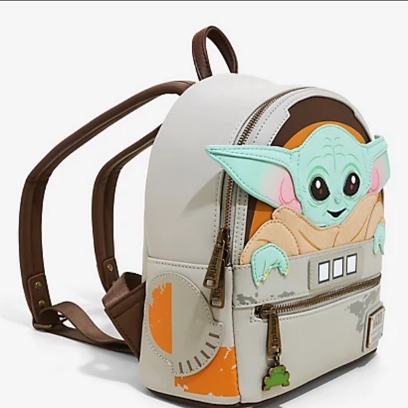 LOUNGEFLY STAR WARS The Child MINI BACKPACK+ SET! - Picture 3 of 15